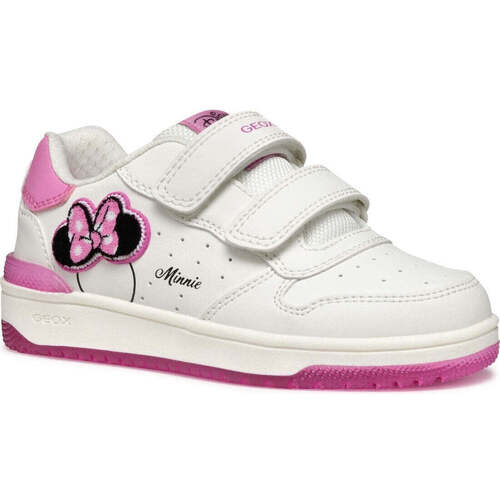 Schuhe Mädchen Sneaker Low Geox  Weiss