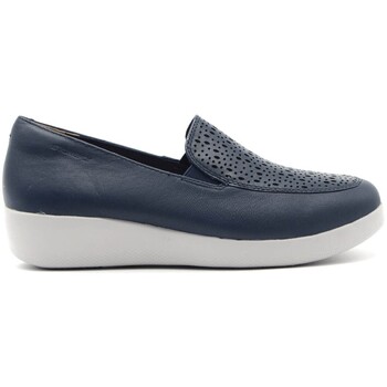Schuhe Damen Slipper Stonefly Paseo IV 1 mocassino Blau