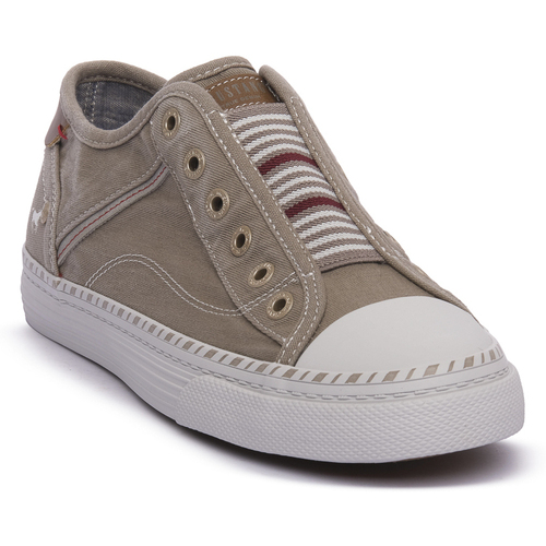 Schuhe Damen Sneaker Mustang SILVER Grau