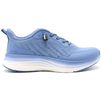 Schuhe Damen Sneaker Jeep Lime sneaker in tessuto Blau