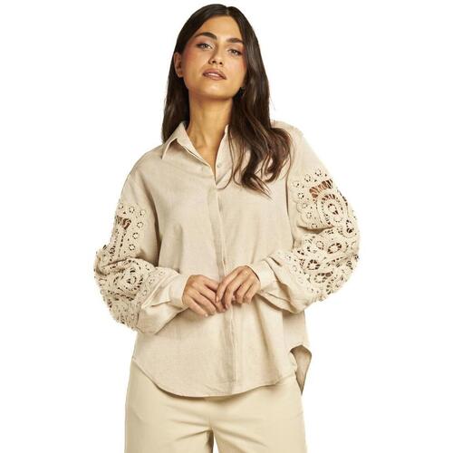 Kleidung Damen Hemden ALMA EN PENA V24CL607 Beige