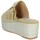 Schuhe Damen Pantoletten Keys K-11083 Beige