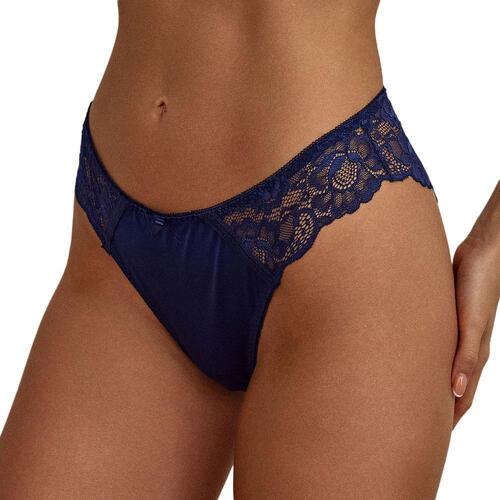Unterwäsche Damen Tangas Les Petites Bombes JULIA-TANGA-MAR Blau