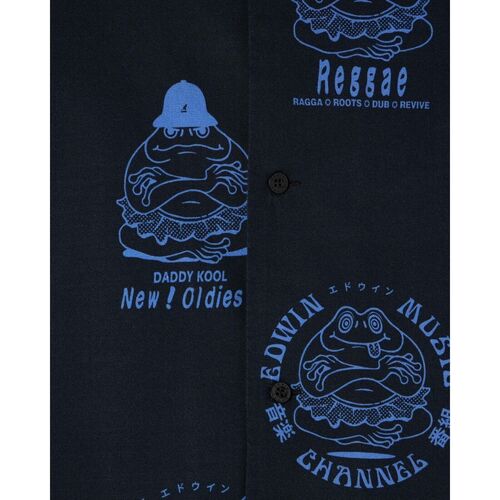 Edwin I034969.06.67 EMC SHIRT-MIDNIGHT Blau