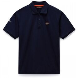 Kleidung Herren T-Shirts & Poloshirts Napapijri E-BADGE NP0A4IDA-176 BLU MARINE Blau