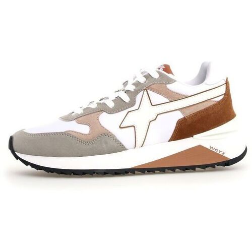 Schuhe Herren Sneaker W6yz YAK-M. 2015185 263D42-TAUPE/WHITE Braun