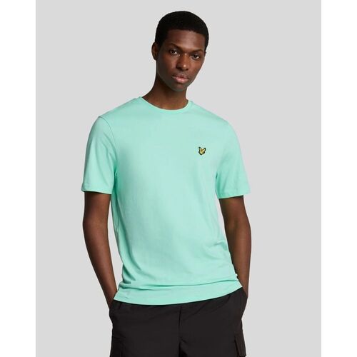 Kleidung Herren T-Shirts & Poloshirts Lyle & Scott TS400VOG PLAIN-X591 AQUAMARINE Blau