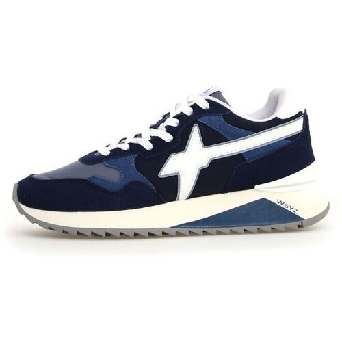 Schuhe Herren Sneaker W6yz YAK-M. 2015185 25 3C91-NAVY/DUST/WHITE Blau