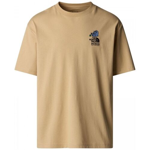 Kleidung T-Shirts & Poloshirts The North Face NF0A8C4DLK51 UNISEX MOUNTAIN TEE-KHAKI Beige