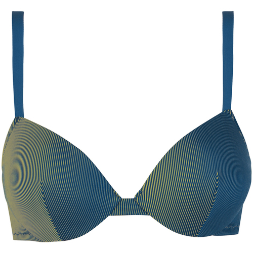 Kleidung Damen Bikini Ober- und Unterteile Lisca Push-up-Badeanzug-Top NAIROBI Blau