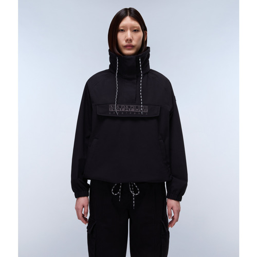 Kleidung Damen Jacken Napapijri Veste imperméable femme  Rainforest Schwarz