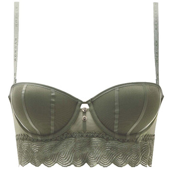 Unterwäsche Damen Schwangerschafts- und Still-BHs Pomm'poire Soutien-gorge coques moulées bandeau femme  Lorie Grün