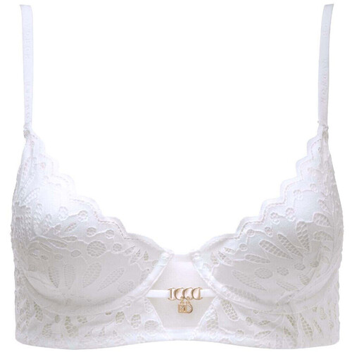 Unterwäsche Damen Schwangerschafts- und Still-BHs Pomm'poire Soutien-gorge coques moulées femme  Amelie Weiss