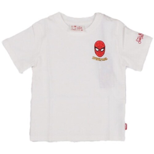 Kleidung Jungen T-Shirts Mc2 Saint Barth TSH0001 03438H Weiss