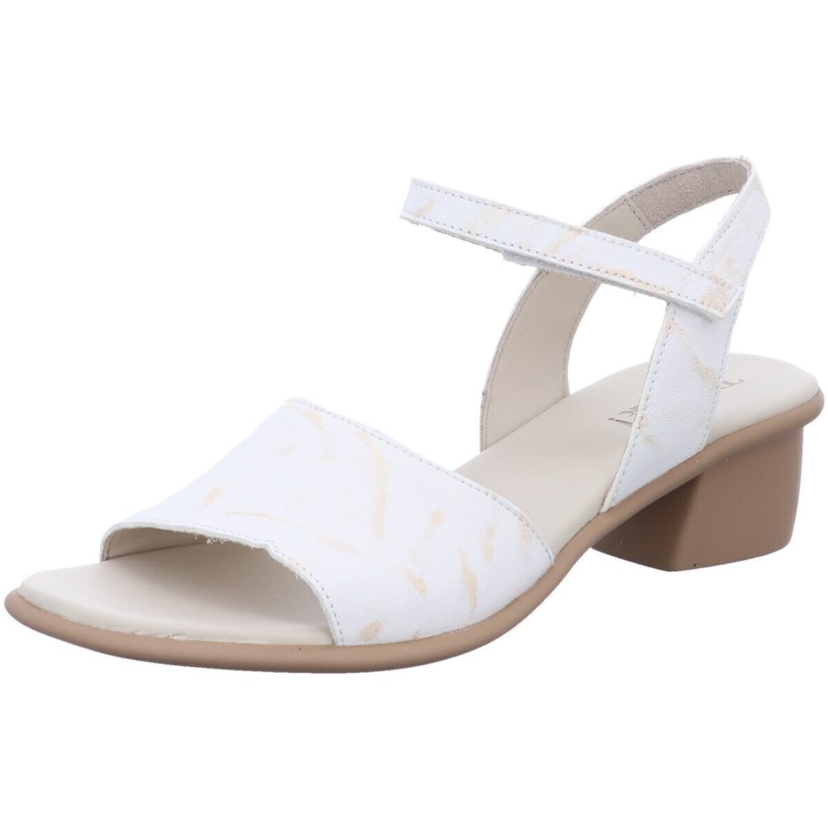 Schuhe Damen Sandalen / Sandaletten Think Sandaletten Vivi Sandale ivory gold 3-001132-1000 Weiss