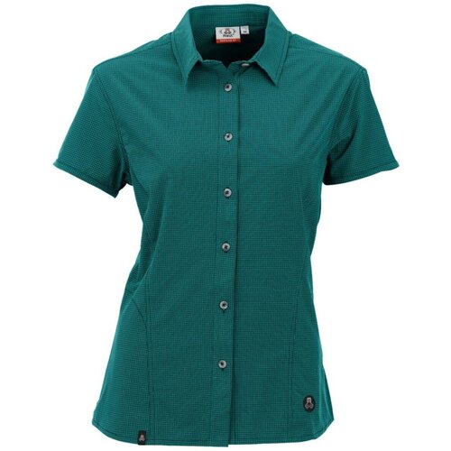 Kleidung Damen Tuniken Maui Sports Sport Agile 3XT - 1/2 Bluse karo las 5131500402/61 Grün