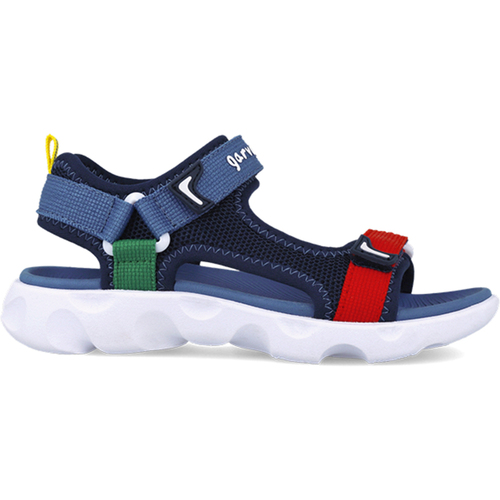 Schuhe Jungen Sandalen / Sandaletten Garvalin 252870 Cintas New Moody Sandalen für Jungen MARINEBLAU_A089