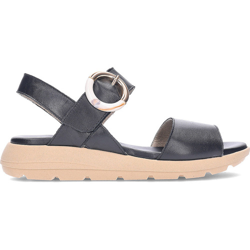 Schuhe Damen Sandalen / Sandaletten Dorking FLUCHOS Gandia D9468 Damensandale Schwarz