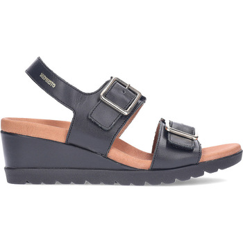 Schuhe Damen Sandalen / Sandaletten Mephisto YSABEL Ledersandalen Schwarz