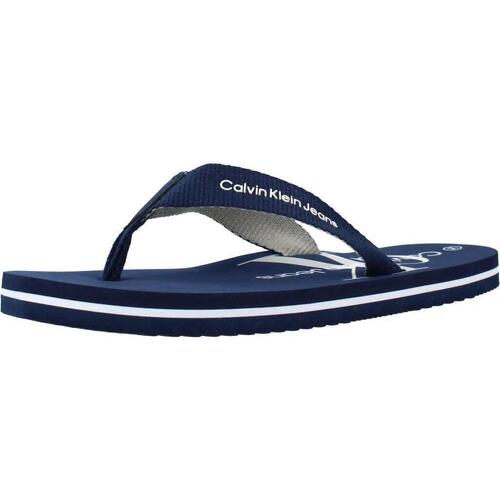 Schuhe Mädchen Zehensandalen Calvin Klein Jeans V3B880155 Blau