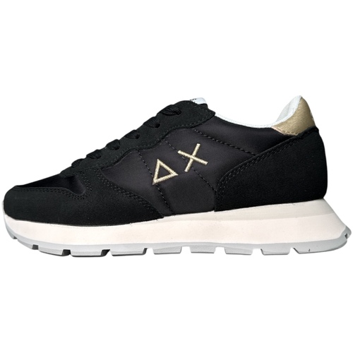 Schuhe Damen Sneaker Low Sun68 ALLY GOLD SILVER  Z35202  11 Schwarz
