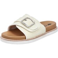 Schuhe Damen Pantoletten / Clogs Rieker Pantoletten FSK Sandalen V9582-80 Weiss