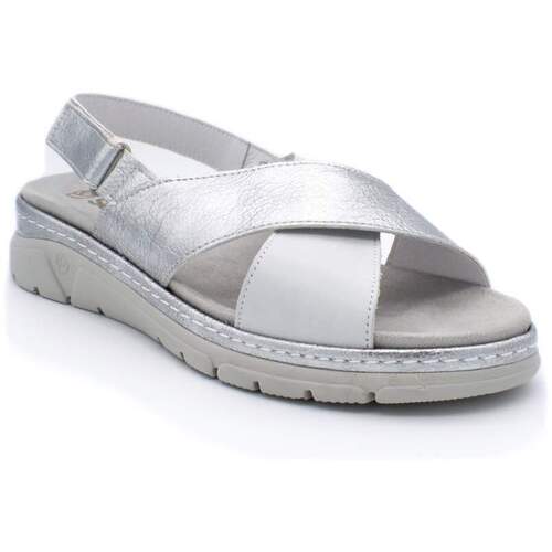Schuhe Damen Sandalen / Sandaletten Suave 3355 Silbern