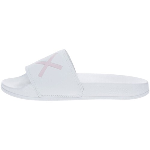 Schuhe Damen Pantoffel Sun68  Weiss