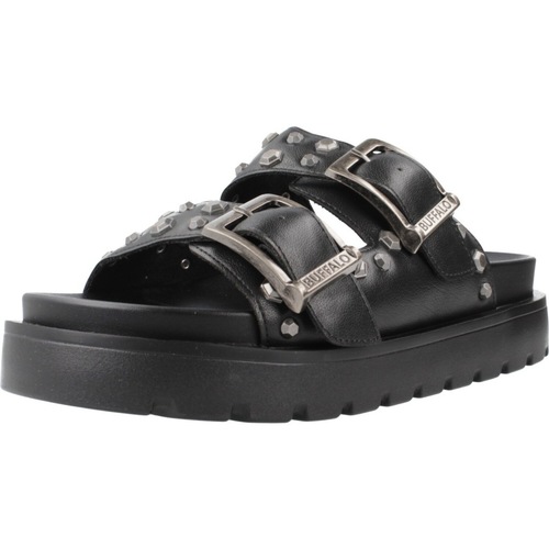 Schuhe Damen Sandalen / Sandaletten Buffalo RAYA ARI STUD VEGAN Schwarz