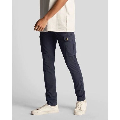 Kleidung Herren Hosen Lyle & Scott TR1802ITA-003 NAVY Blau