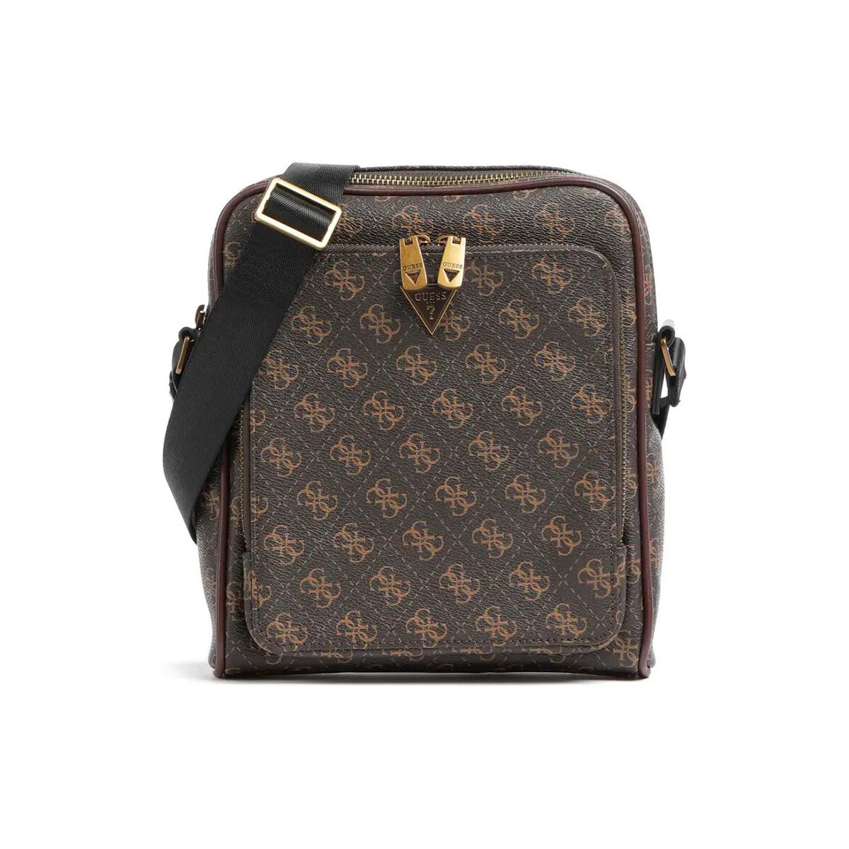 Taschen Herren Geldtasche / Handtasche Guess monogramme Braun