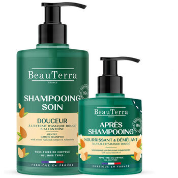 Beauty Shampoo Beauterra Extra-doux Stärkendes Shampoo 750 Ml + Spülung 500 Ml Packung 2 