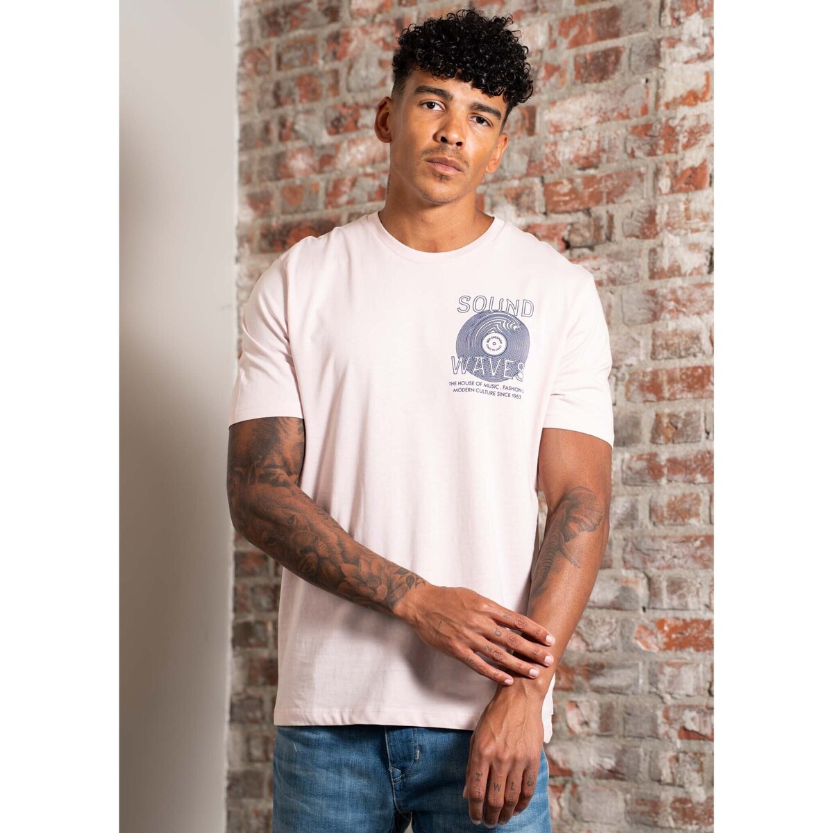 Kleidung Herren T-Shirts & Poloshirts Ben Sherman Ocean record - blush pink Rosa