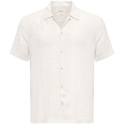 Kleidung Herren Kurzärmelige Hemden Antioch Nassau Regular Fit Lapel Collar Shirt Beige