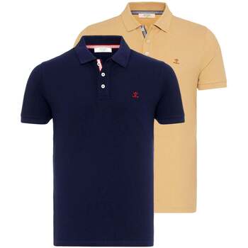 Antioch  Poloshirt Beau Polo Neck 2 Pack Regular Fit T-Shirt günstig online kaufen