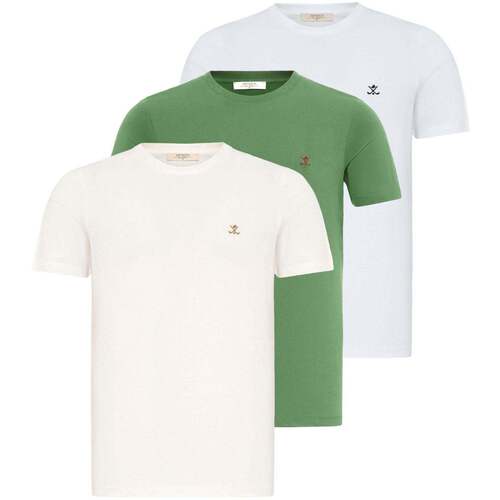 Kleidung Herren T-Shirts & Poloshirts Antioch Patrice 3 Pack Regular Fit Basic T-Shirt Other
