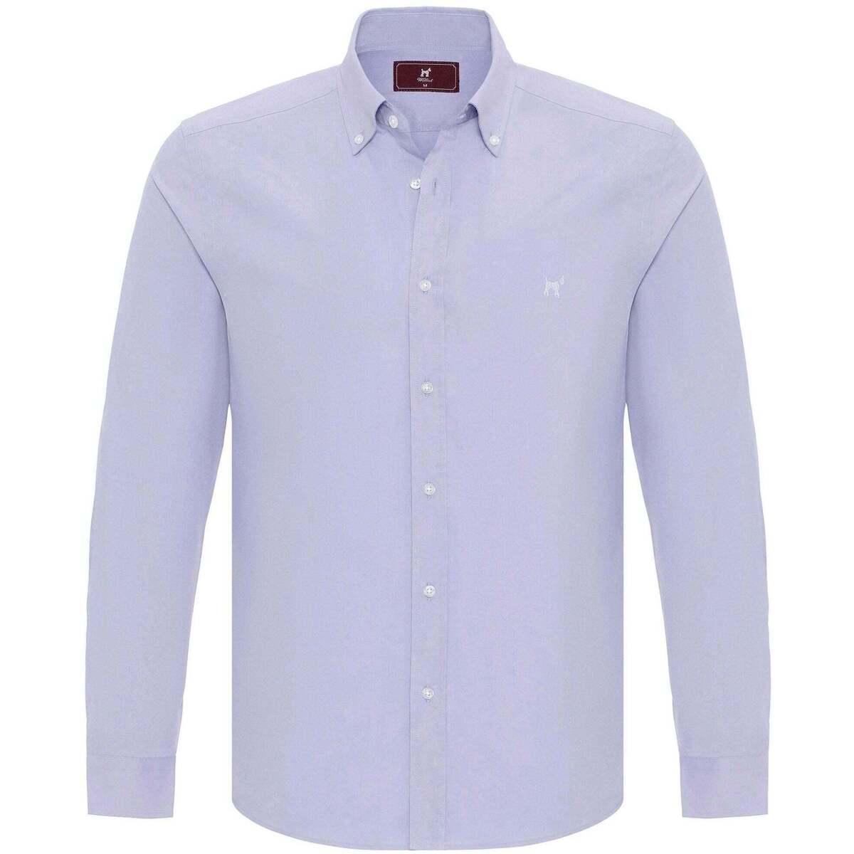 Kleidung Herren Langärmelige Hemden Williot Dallas Regular Fit Button-Down Collar Shirt Blau