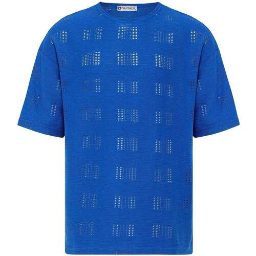 Kleidung Herren Langärmelige Hemden Dandalo Niels Oversize Pullover Blau