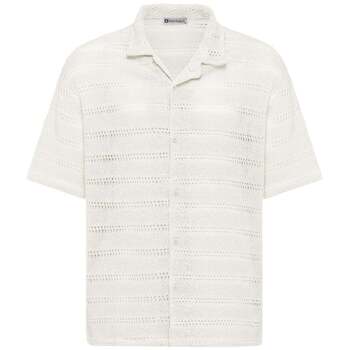 Dandalo  Hemdbluse Lucas Oversize Lapel Collar Short Sleeve Shirt günstig online kaufen