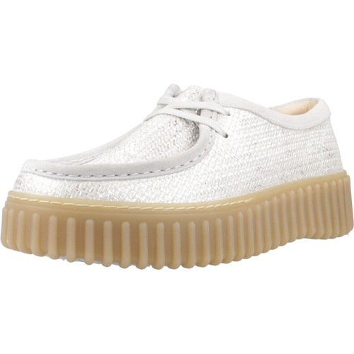 Schuhe Damen Derby-Schuhe Clarks TORHILL BEE Silbern