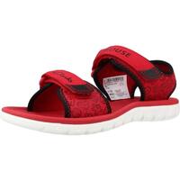 Schuhe Jungen Zehensandalen Clarks SURFINGGLOVE K Rot