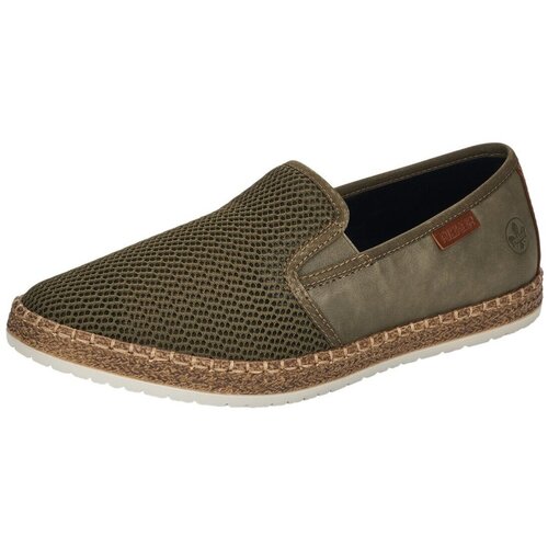 Schuhe Herren Slipper Rieker Slipper B5265-54 Grün