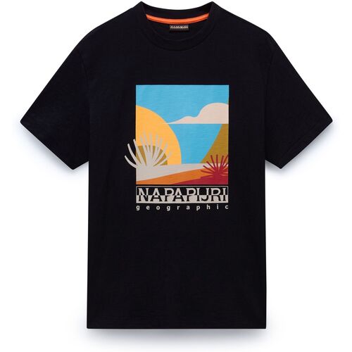 Kleidung Herren T-Shirts Napapijri NP0A4IE3 Schwarz