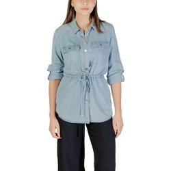 Kleidung Damen Hemden Only ONLCHARIS LIFE 4/5 FEM CARG JACKE CC WVN 15337960 Blau