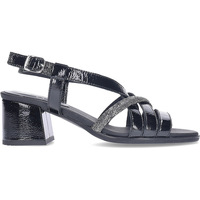 Schuhe Damen Sandalen / Sandaletten CallagHan Kimy 34203 Sandale mit Absatz Schwarz