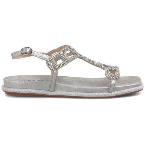 Schuhe Damen Sandalen / Sandaletten ALMA EN PENA V2551608 Silbern