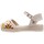 Schuhe Mädchen Leinen-Pantoletten mit gefloch Xti 151195 Gelb