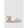 Schuhe Mädchen Leinen-Pantoletten mit gefloch Xti 151192 Beige