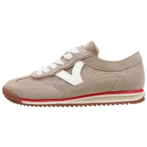 Schuhe Damen Sneaker Low Victoria SATURNO SERRAJE & REJILLA Beige