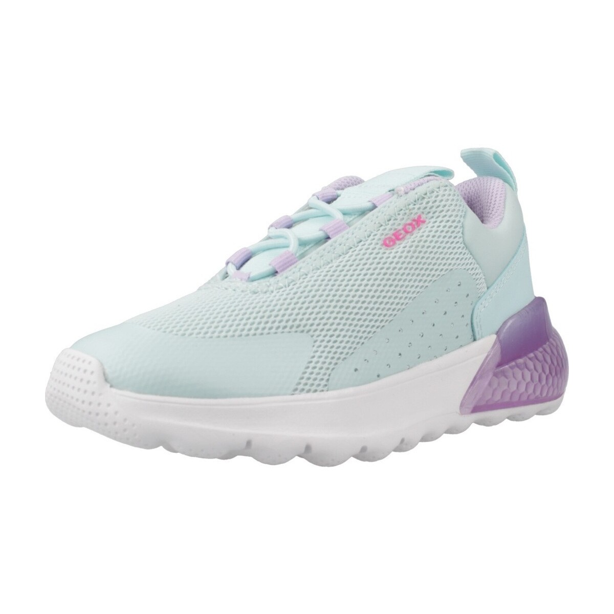 Schuhe Mädchen Sneaker Geox J ACTIVART ILLUMINUS Grün